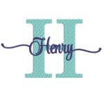 Matriz de Bordado - Henry (fazemos Qualquer Nome)