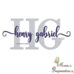 Matriz de Bordado - Henry Gabriel