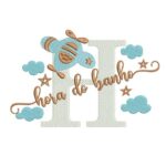 Matriz de Bordado - Hora do Banho