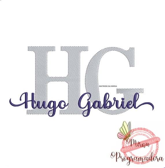 matriz-de-bordado-hugo-gabriel-fazemos-qualquer-nome-sewing Matriz de Bordado - Hugo Gabriel (fazemos Qualquer Nome) - Imagem 1