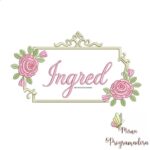 Matriz de Bordado - Ingred (fazemos Qualquer Nome)