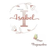 Matriz de Bordado - Isabel (fazemos Qualquer Nome)