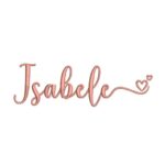 Matriz de Bordado - Isabele (fazemos Qualquer Nome)