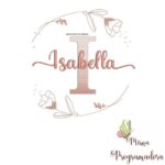 Matriz de Bordado - Isabella (fazemos Qualquer Nome)