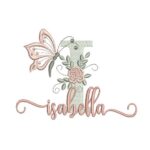 Matriz de Bordado - Isabella (fazemos Qualquer Nome)