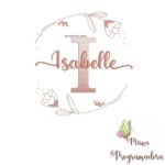 Matriz de Bordado - Isabelle (fazemos Qualquer Nome)