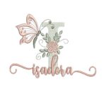 Matriz de Bordado - Isadora (fazemos Qualquer Nome)