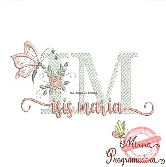 matriz-de-bordado-isis-maria-fazemos-qualquer-nome-brother Matriz de Bordado - Isis Maria (fazemos Qualquer Nome) - Imagem 1