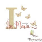 Matriz de Bordado - Ísis Maria (fazemos Qualquer Nome)
