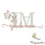 Matriz de Bordado - Izabela Maria (fazemos Qualquer Nome)