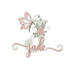 Matriz de Bordado - Jade (fazemos Qualquer Nome)