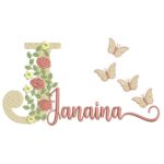 Matriz de Bordado - Janaina (fazemos Qualquer Nome)