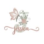 Matriz de Bordado - Jéssica (fazemos Qualquer Nome)