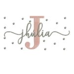 Matriz de Bordado - Jhúlia (fazemos Qualquer Nome)