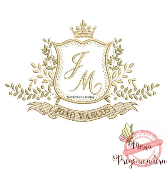 matriz-de-bordado-joao-marcos-fazemos-qualquer-nome-mirna-matrizes-de-bordado-programadora Matriz de Bordado Moldura Arabesco João Marcos para bordar - Imagem 1