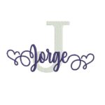 Matriz de Bordado - Jorge (fazemos Qualquer Nome)