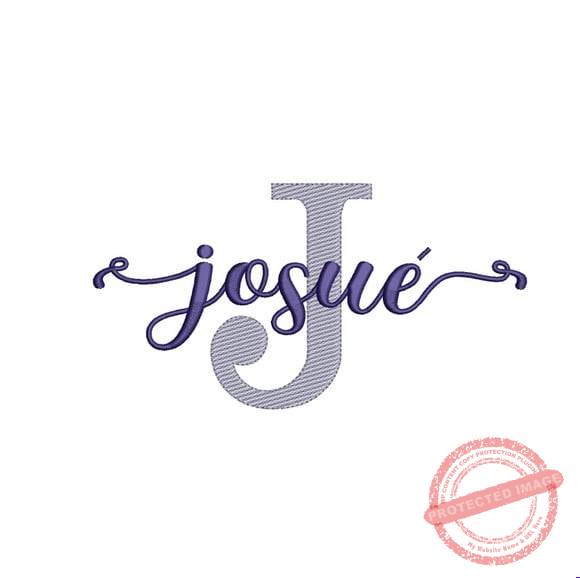 matriz-de-bordado-josue-fazemos-qualquer-nome Matriz de Bordado - Josué(fazemos Qualquer Nome) - Imagem 1
