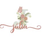 Matriz de Bordado - Júlia (fazemos Qualquer Nome)