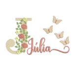 Matriz de Bordado - Júlia (fazemos Qualquer Nome)
