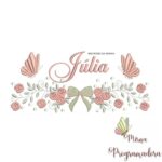 Matriz de Bordado - Júlia (fazemos Qualquer Nome)