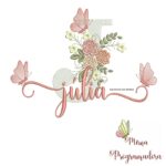 matriz de bordado julia