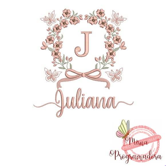 matriz-de-bordado-juliana-embroidery Matriz de Bordado - Juliana - Imagem 1
