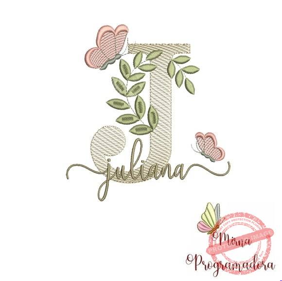 matriz-de-bordado-juliana-fazemos-qualquer-nome-matrizes-de-bordados-folhas Matriz de Bordado - Juliana (fazemos Qualquer Nome) - Imagem 1
