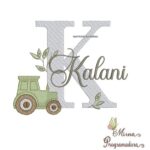 Matriz de Bordado - Kalani (fazemos Qualquer Nome)