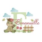 Matriz de Bordado - Emanuelle (fazemos Qualquer Nome)