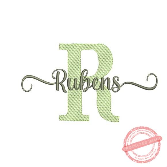 matriz-de-bordado-kaleb-fazemos-qualquer-nome-superb Matriz de Bordado - Rubens (fazemos Qualquer Nome) - Imagem 1