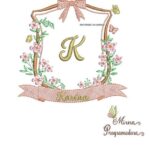 Matriz de Bordado - Karina Brasao Raminho Flores
