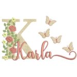 Matriz de Bordado - Karla (fazemos Qualquer Nome)