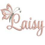 Matriz de Bordado - Laisy (fazemos Qualquer Nome)