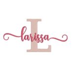 Matriz de Bordado - Larissa (fazemos Qualquer Nome)