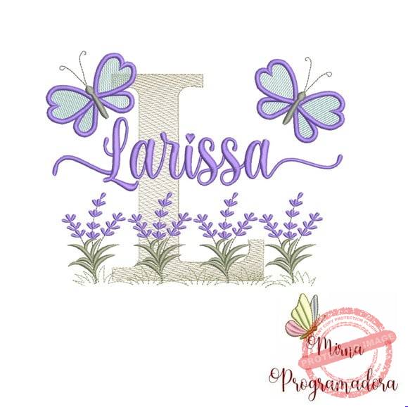 matriz-de-bordado-larissa-fazemos-qualquer-nome-sewing Matriz de Bordado - Larissa (fazemos Qualquer Nome) - Imagem 1