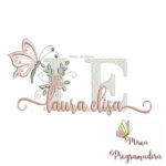 Matriz de Bordado - Laura Elisa (fazemos Qualquer Nome)