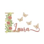Matriz de Bordado - Laura (fazemos Qualquer Nome)
