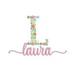 Matriz de Bordado - Laura (fazemos Qualquer Nome)