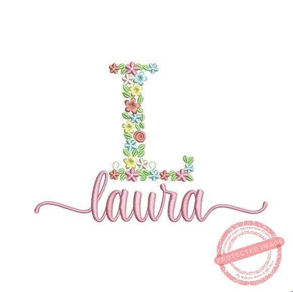 matriz-de-bordado-laura-fazemos-qualquer-nome-embroidery Matriz de Bordado - Laura (fazemos Qualquer Nome) - Imagem 1