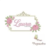 Matriz de Bordado - Laura (fazemos Qualquer Nome)