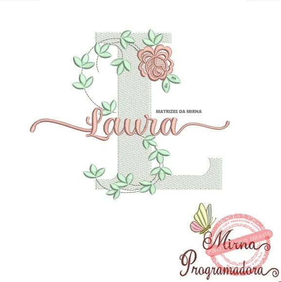 matriz-de-bordado-laura-fazemos-qualquer-nome-matriz-de-bordado-laura Matriz de Bordado - Laura (fazemos Qualquer Nome) - Imagem 1