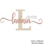 Matriz de Bordado - Lavínia (fazemos Qualquer Nome)
