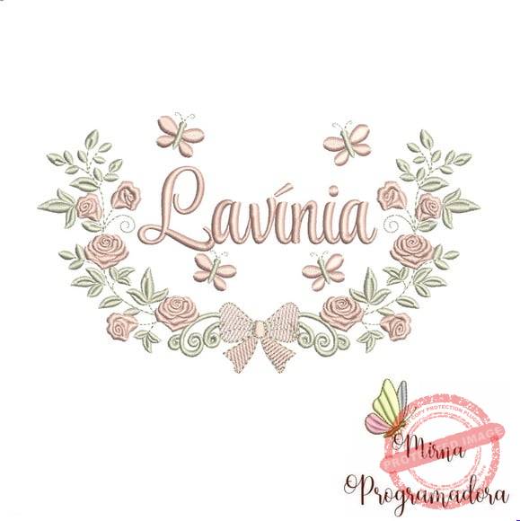 matriz-de-bordado-lavinia-fazemos-qualquer-nome-matrizes-de-bordados-diversos Matriz de Bordado Lavínia (fazemos Qualquer Nome) - Imagem 1