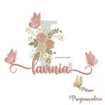 matriz de bordado lavinia