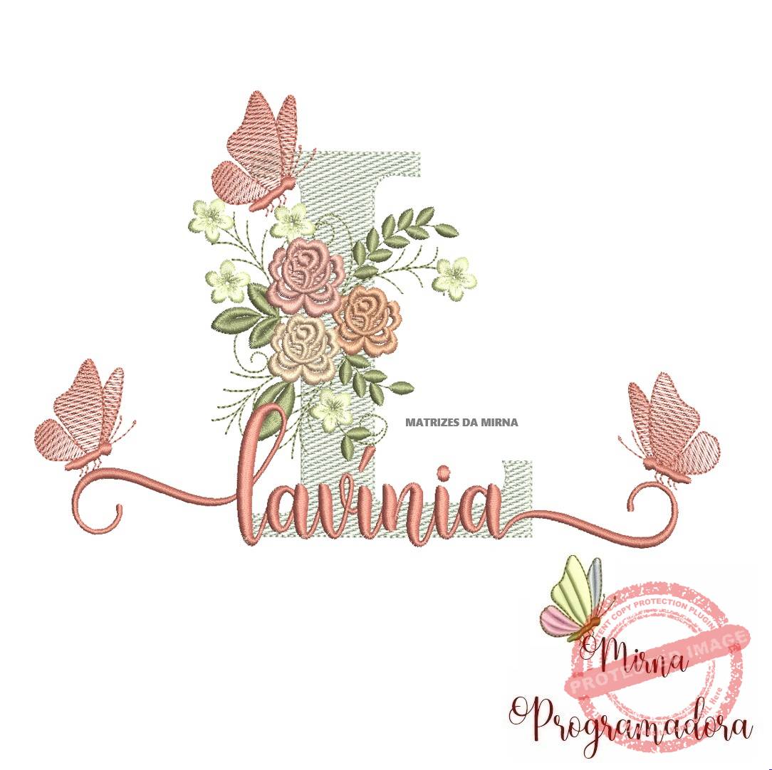 matriz de bordado lavinia22 matriz de bordado lavinia - Imagem 1