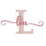 Matriz de Bordado - Léa (fazemos Qualquer Nome)