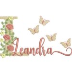 Matriz de Bordado - Leandra (fazemos Qualquer Nome)