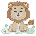 Matriz de Bordado Leãozinho para Bordar