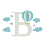 Matriz de Bordado - Letra B (fazemos Qualquer Letra)