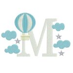 Matriz de Bordado - Letra m (fazemos Qualquer Letra)